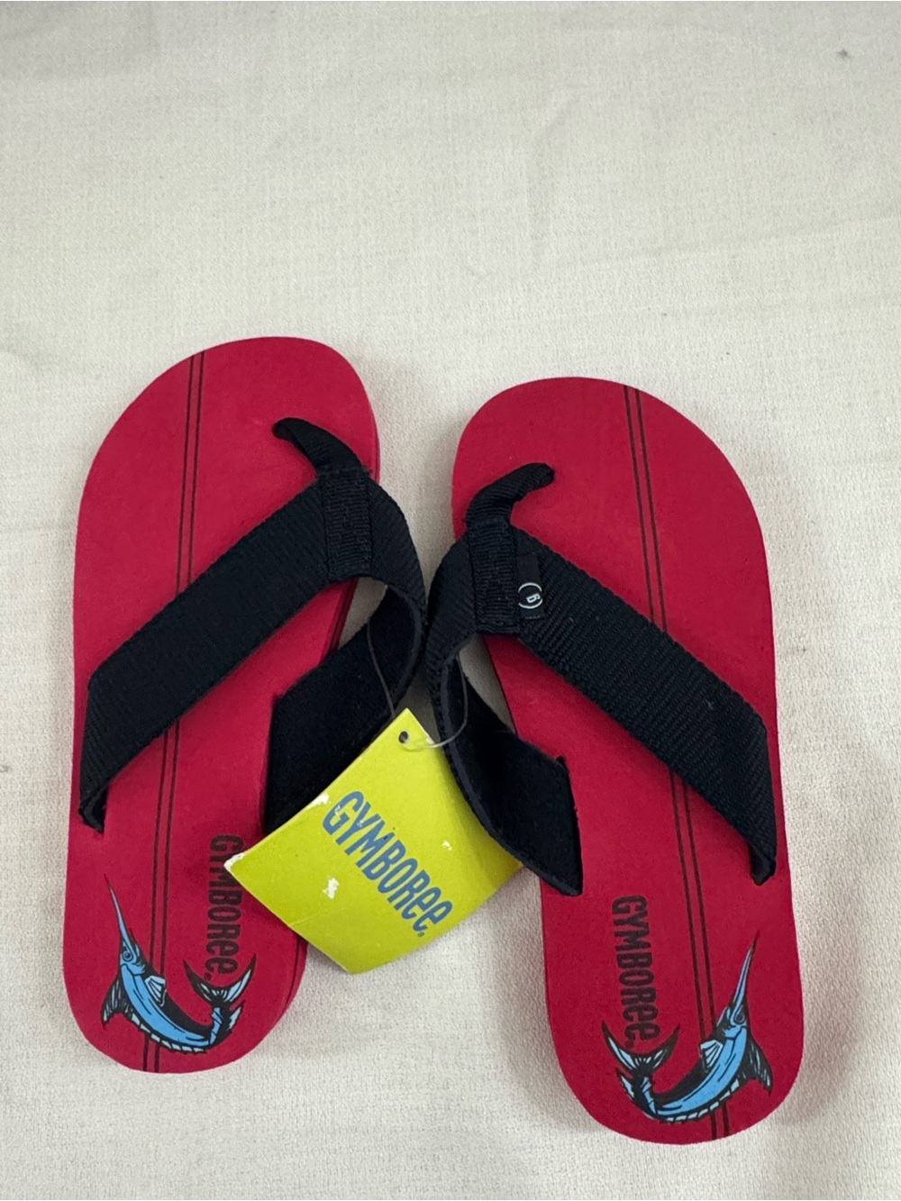 NWT Gymboree Kids Red Flip-Flops